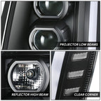 Projector Switchback Headlights for Cadillac Escalade ESV EXT (2007–2013)