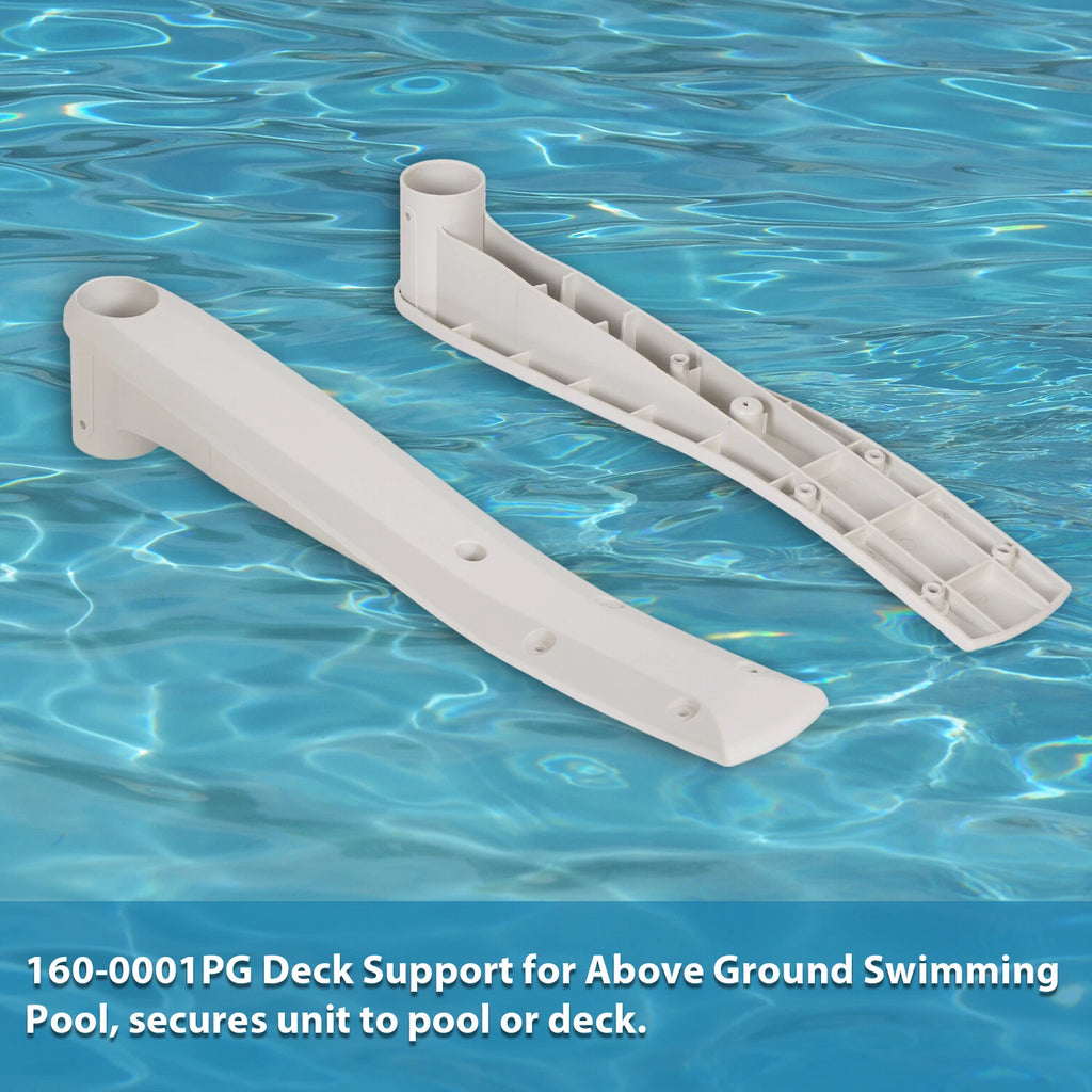 2X Ladder Deck Mounted Support Steps for Above Ground Pool