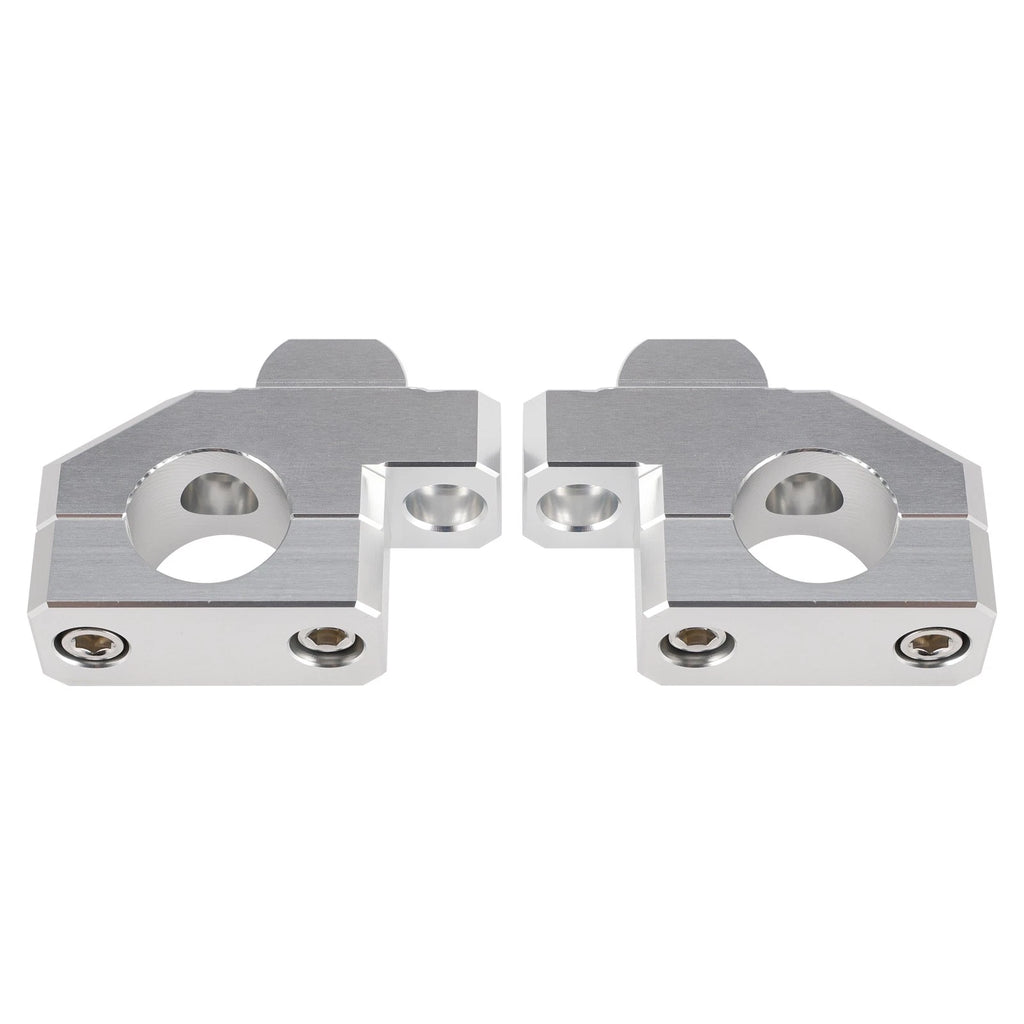 Silver Handlebar Risers for Suzuki DL1000, 1050, V-Strom, GSX-S1000 (2020–2025)