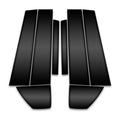 8pc Carbon Fiber Pillar Post Covers for 2007-2009 Saturn Aura