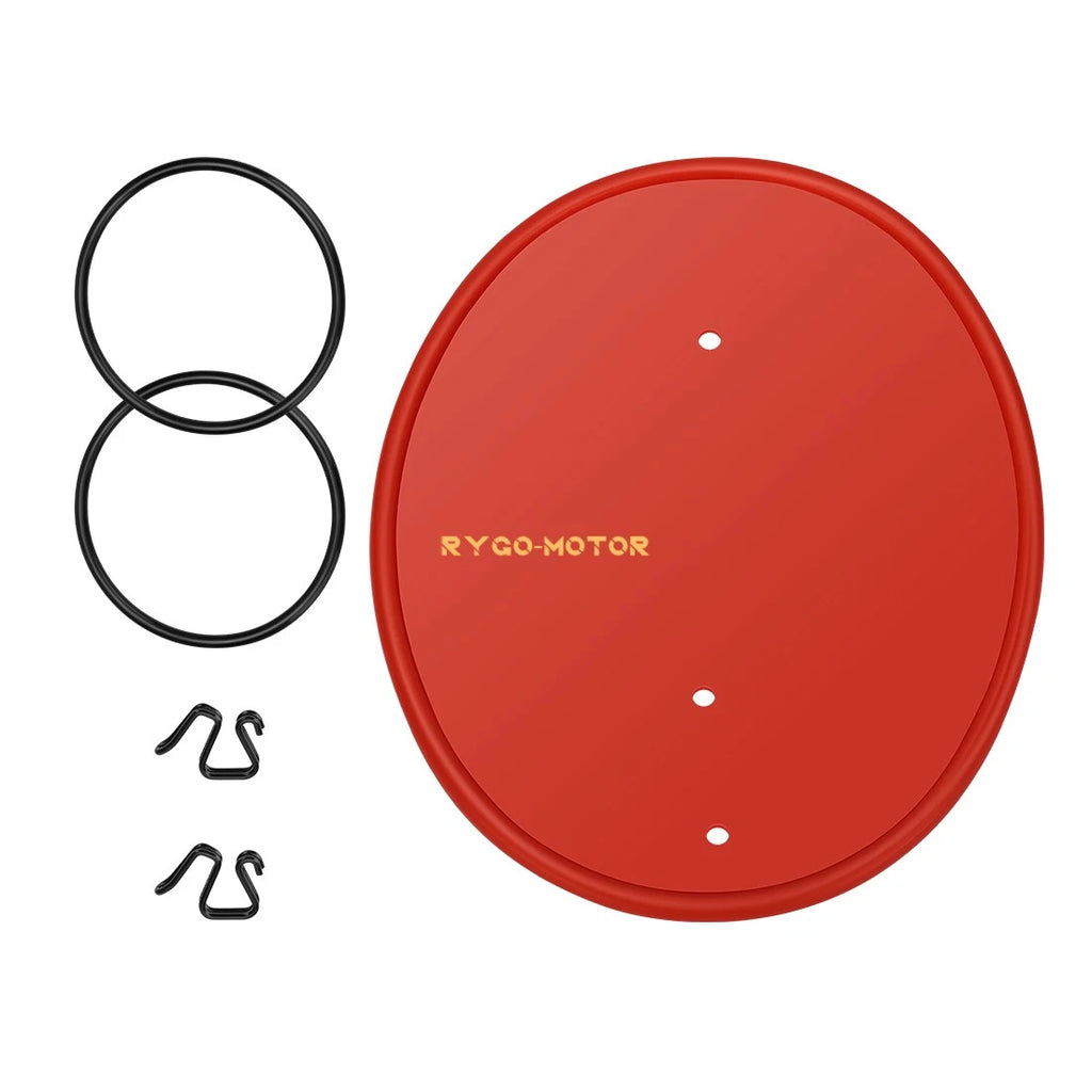 Front Red Number Plate & Clips Mount Kit for Honda Z50 Z50R (1979–1987)
