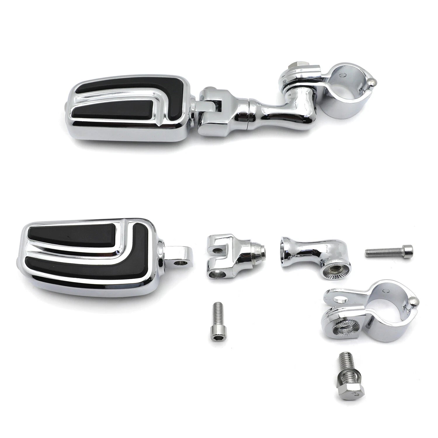 3" Airflow Foot Peg Kit for Honda Shadow, Harley Road King, Street Glide (1990–2023)
