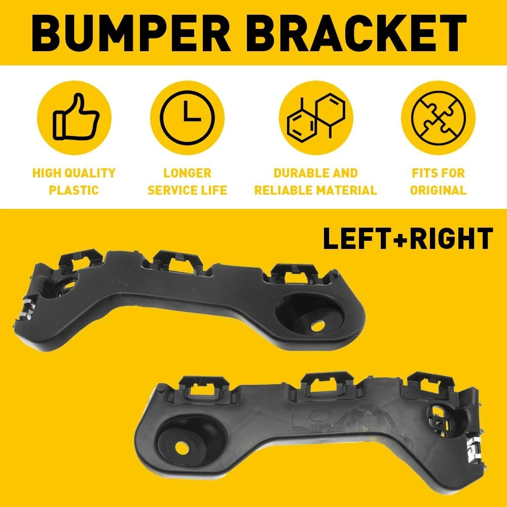 Set of 2 Front Bumper Brackets for Nissan Versa (2012–2018) Steel