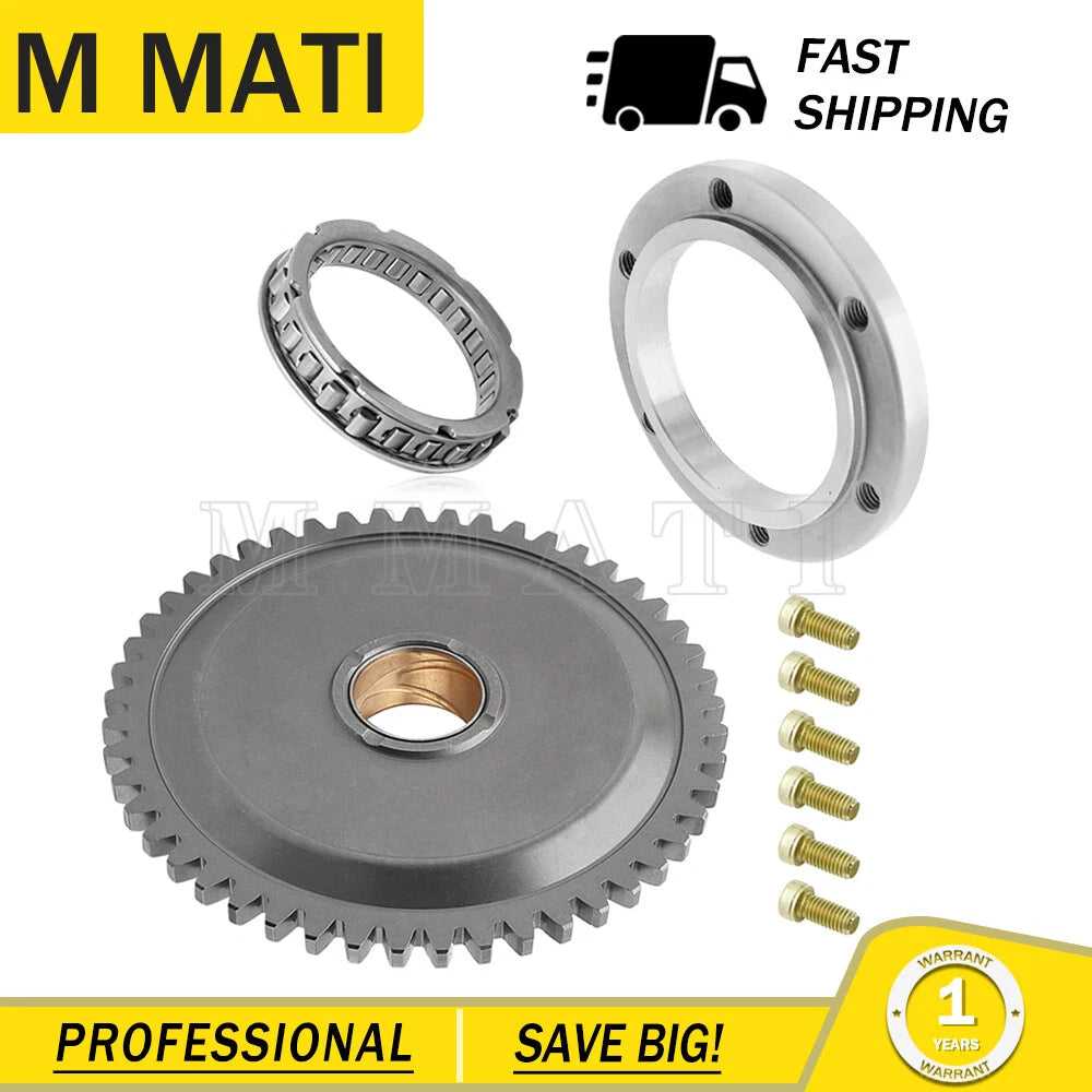 Starter Clutch 49T Gear Bearing for Yamaha Grizzly 700 (2012–2015, 2019–2023)