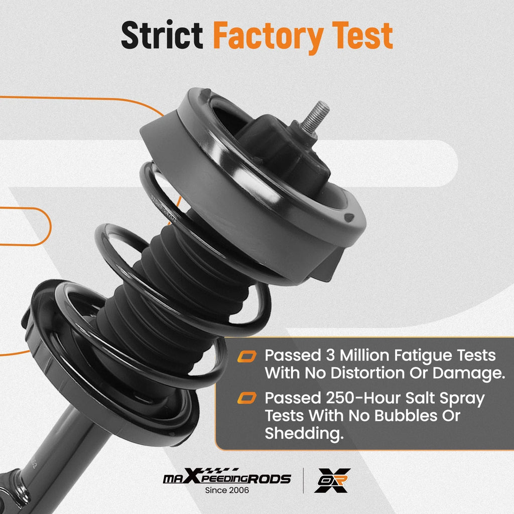 2X Front Struts Shocks w/Coil Spring for Mercedes-Benz C320 (2001-2005)