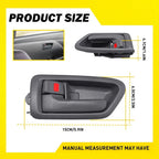Set of 4 Interior Door Handles for Toyota Camry (1997–2001) Gray