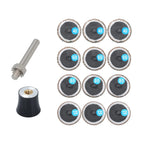 12-Pack 2" Curved Flap Discs for Die Grinder