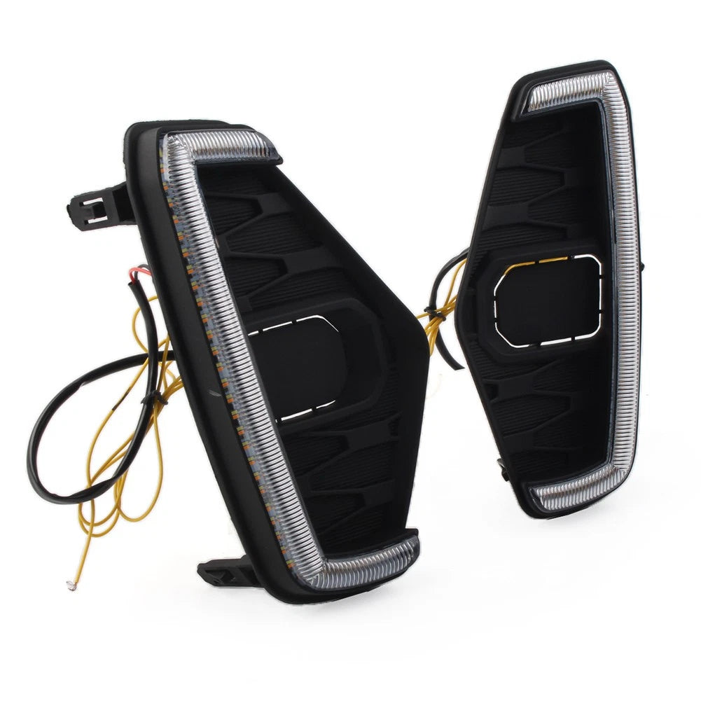 2X DRL Daytime Running Light Turn Signal Lamp for Nissan Navara NP300 (2020–2022)