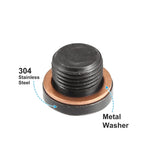 M18x1.5 Steel Engine Oil Drain Plug with Gasket for BMW Mazda
