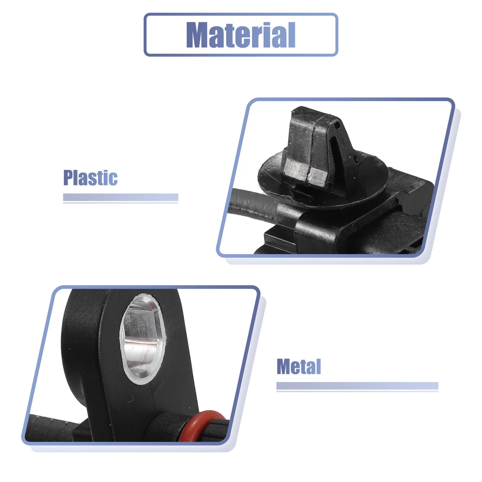2X Rear ABS Sensor No. 57470TA0A02 for Honda Accord (2008–2012)
