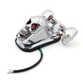 Chrome Motorcycle Skull Turn Signal Tail Light for Touring (Fit 2014–2023)