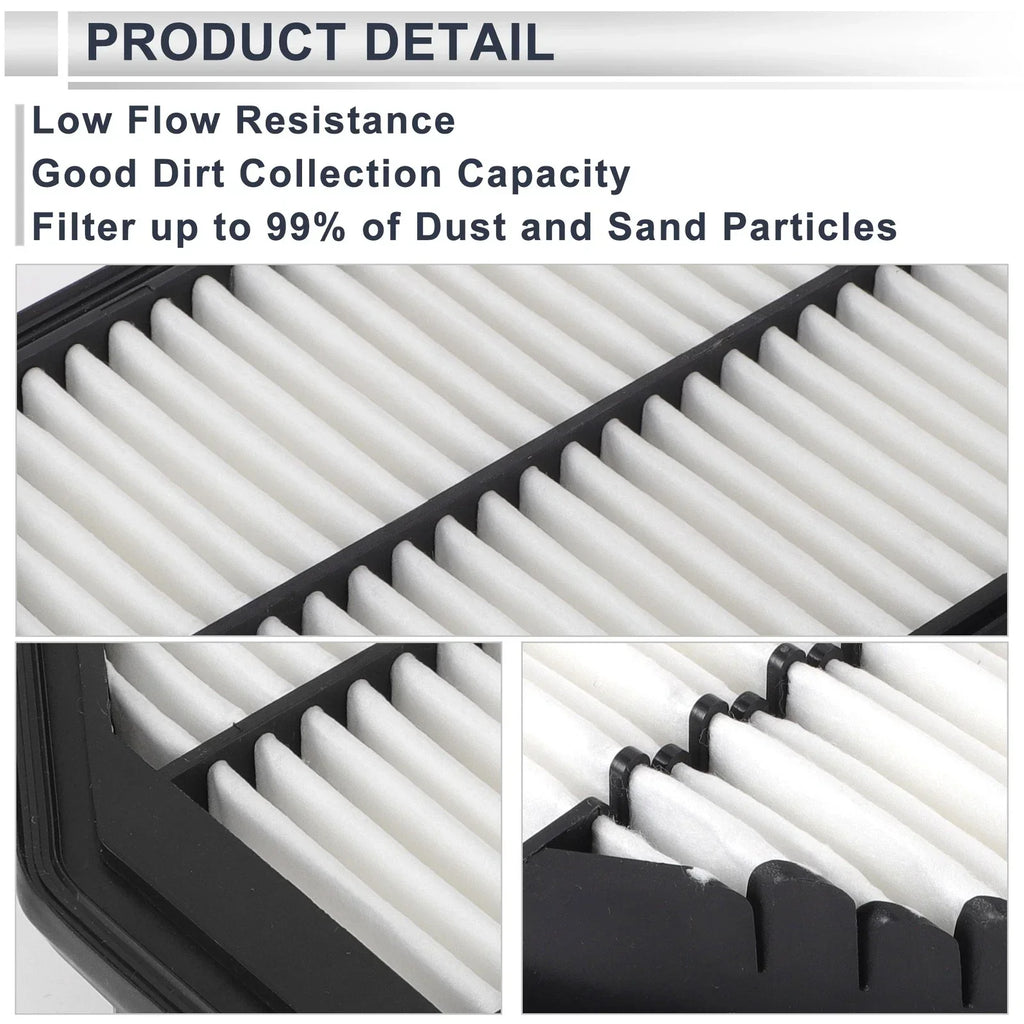 Engine Cabin Air Filter Combo Set for Hyundai Elantra (2014-2016)