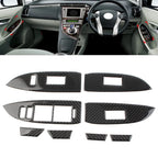 Set of 8 RHD Window Lift Switch Panel Covers for Toyota Prius (2012–2015)