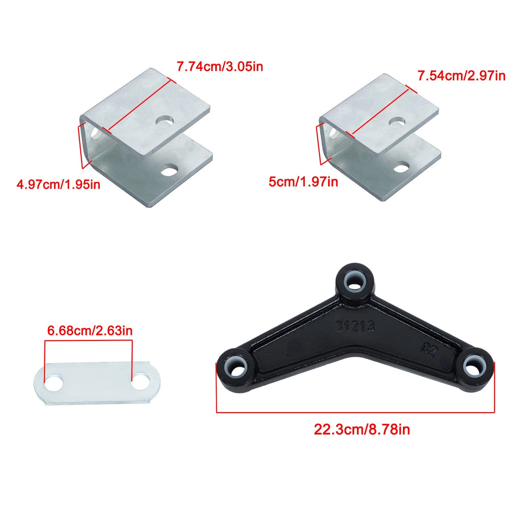 Double Eye Spring Hanger Kit for Tandem Axle Trailer Suspension