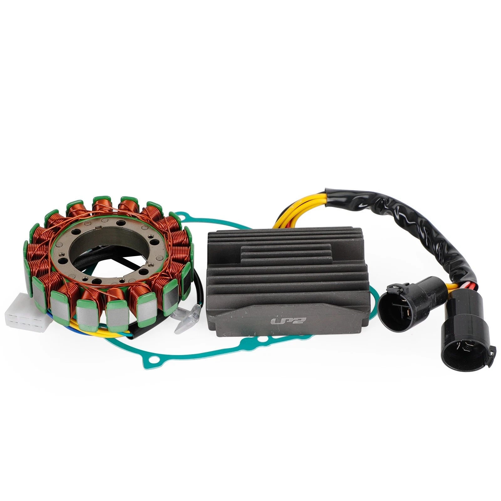 Magneto Stator, Voltage Rectifier, Gasket for Kawasaki Ninja ZX9R (2000–2003)