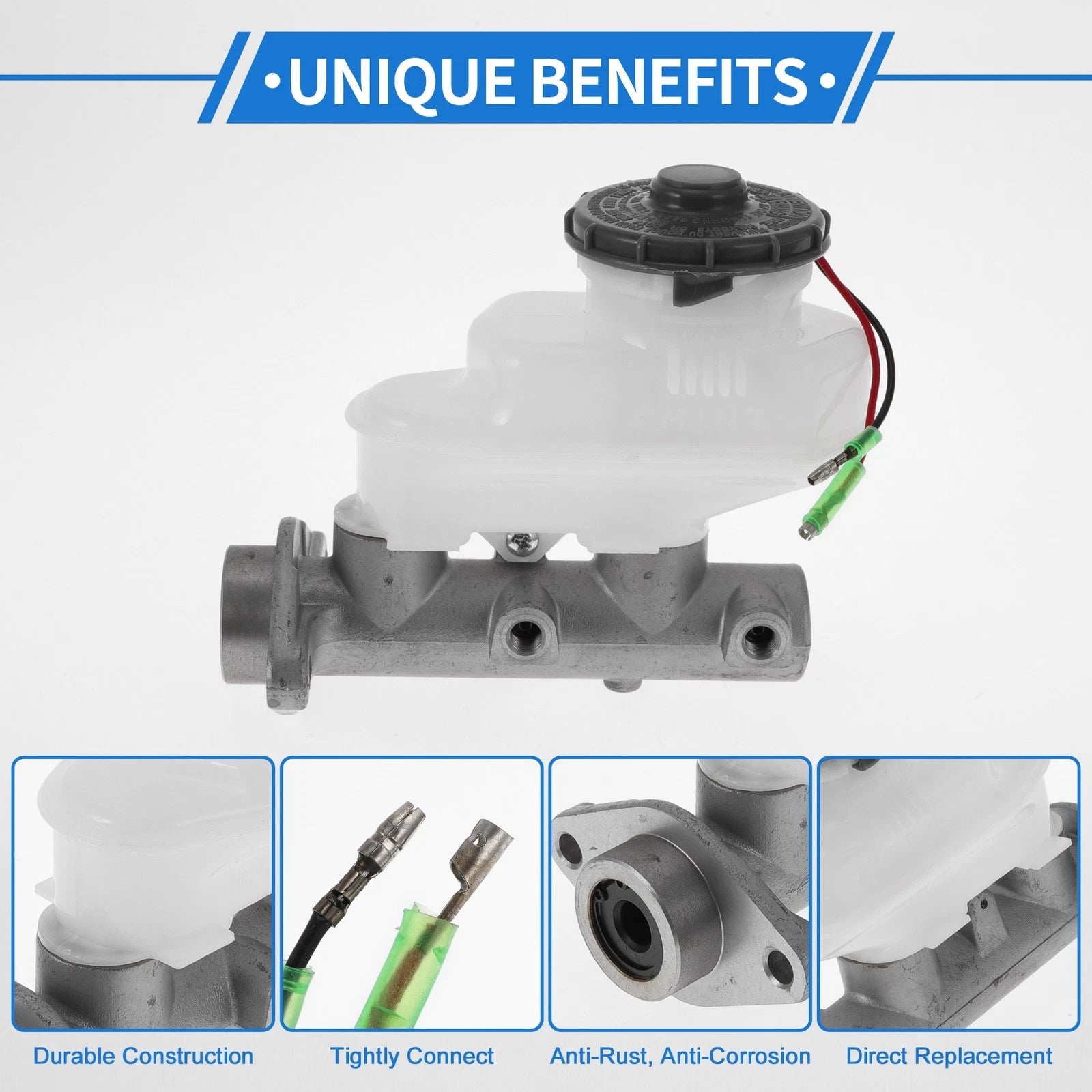 Brake Master Cylinder with Reservoir No. 46100SX0A01 for Honda Accord (1998–2002)