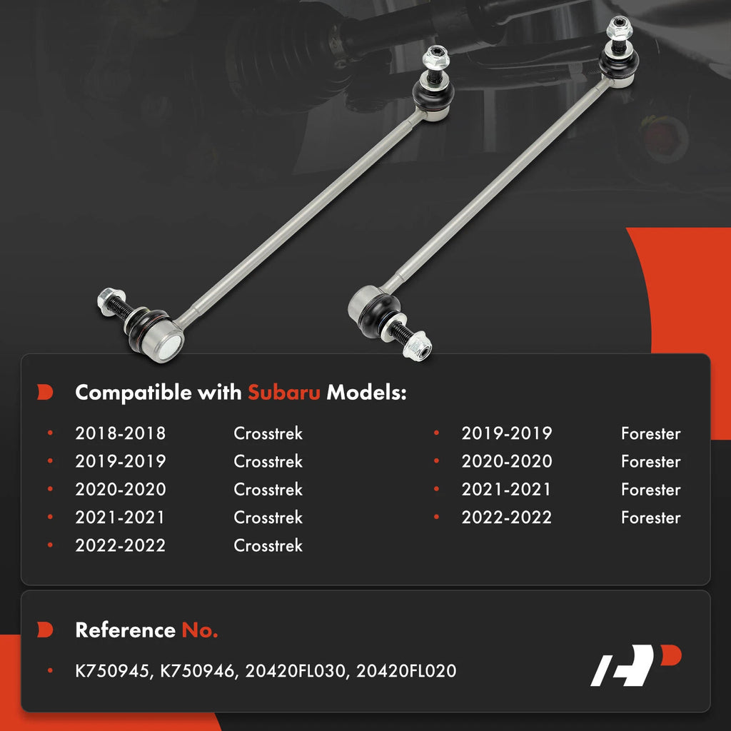 2X Front Sway Bar Link for Subaru Forester (2019–2022) Crosstrek (2018–2022)