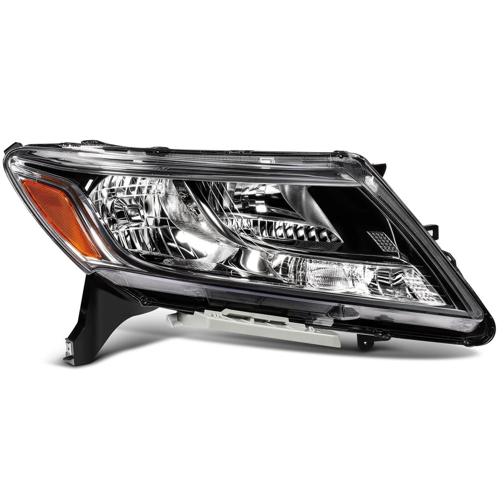 Right Side Headlight for Nissan Pathfinder (2013–2016) Chrome Amber Reflector