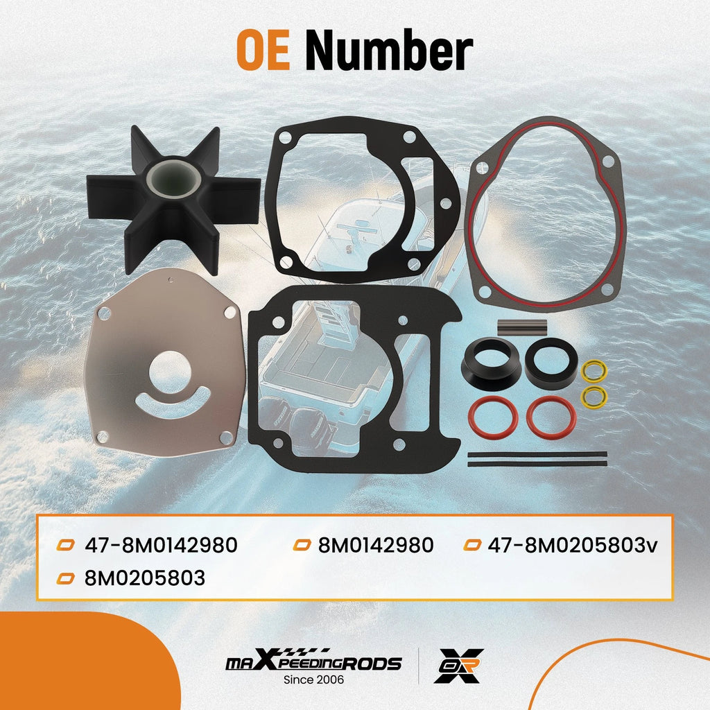 Impeller Kit for Mercury 175-225HP V6, 200-300HP V8 (8M0205803)
