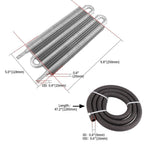 4 Row Remote Transmission Oil Cooler for Universal Applications
