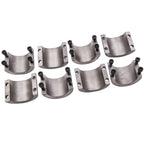 Set of 4 Steel Tube Clamps for Roll Cage Mounts (Weldable, 1.75")