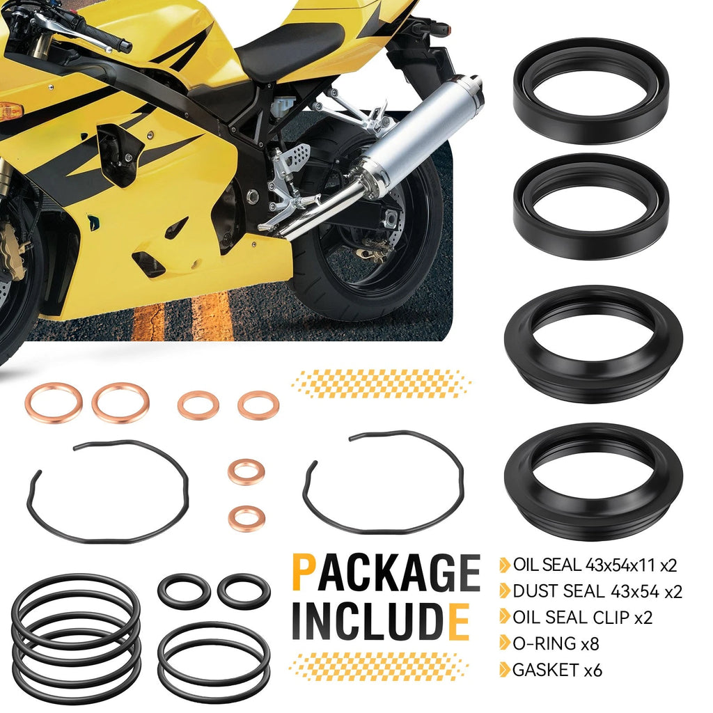 Front Fork Dust Oil Seal Kit for Suzuki V-Strom 650 DL650 (2004-2011)