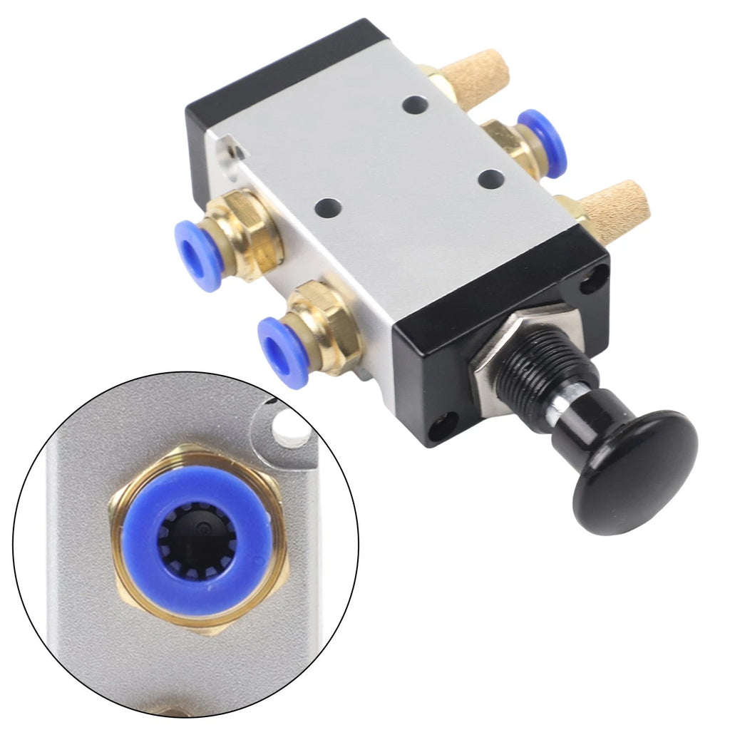 5-Way Pneumatic Air Valve 4R210-08 for Hand Push Pull (Connector)