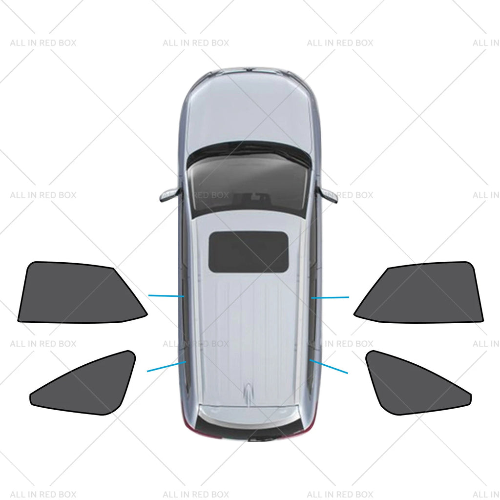 Set of 2 Magnetic Mesh Sun Blind Shades for Lexus NX (2022–2024)