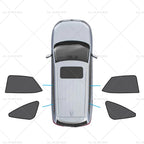 Set of 2 Magnetic Mesh Sun Blind Shades for Lexus NX (2022–2024)