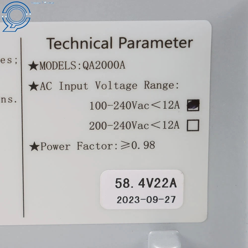 30A Lithium Battery Charger for Golf Carts (58.4V)