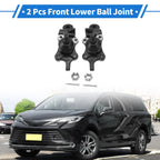 2X Front Lower Ball Joints for Toyota 4Runner (1996–2002) No. 43340-39355/43330-39465