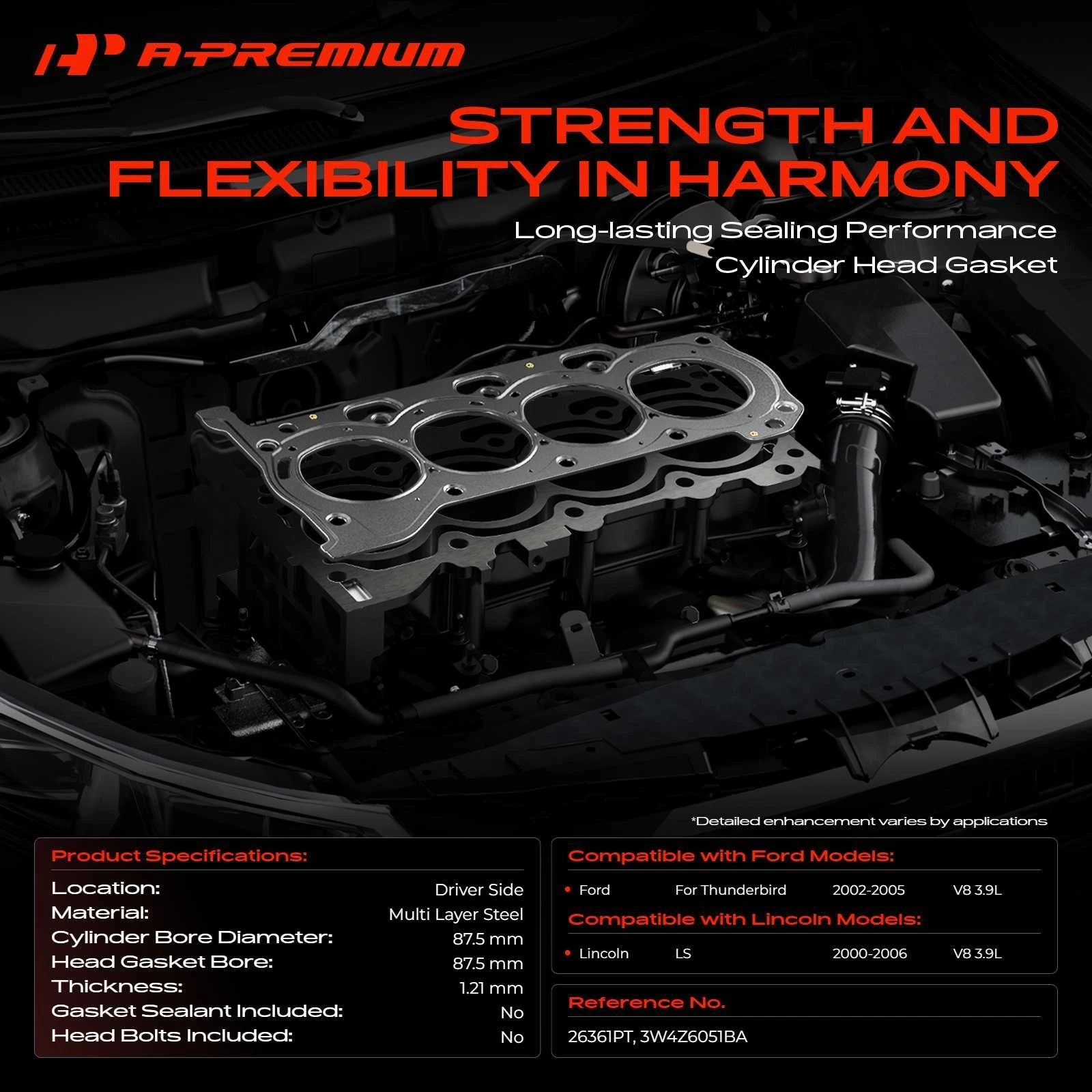 Cylinder Head Gasket for Lincoln LS, Ford Thunderbird (2000-2006)