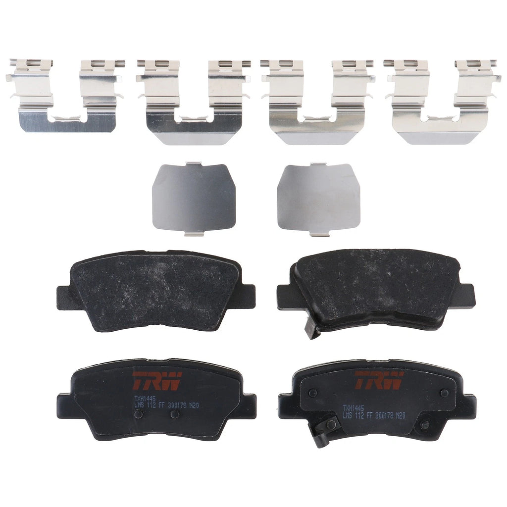 Set of 4 Disc Brake Pads for Hyundai Sonata (2011–2015)