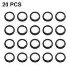 20 Pcs Elastic Winding Check Dress Ring Trim Adapter for Fishing Rods