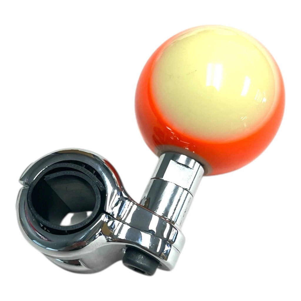 Steering Wheel Spinner Knob Replacement for Orange 13 Pool Ball Models (1950–1999)