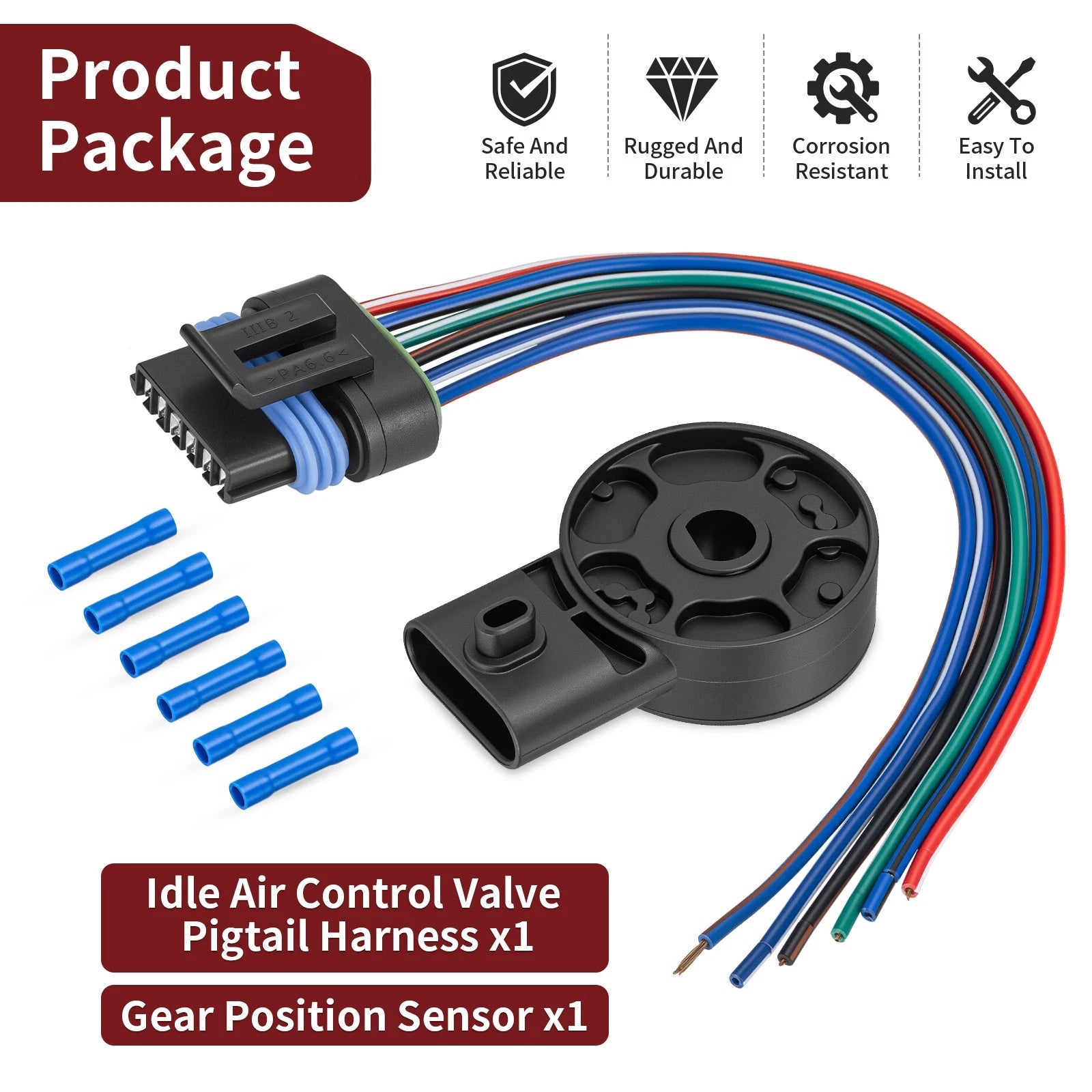 Gear Position Sensor with Pigtail Harness for Polaris Sportsman 400-800 (2000-2014)