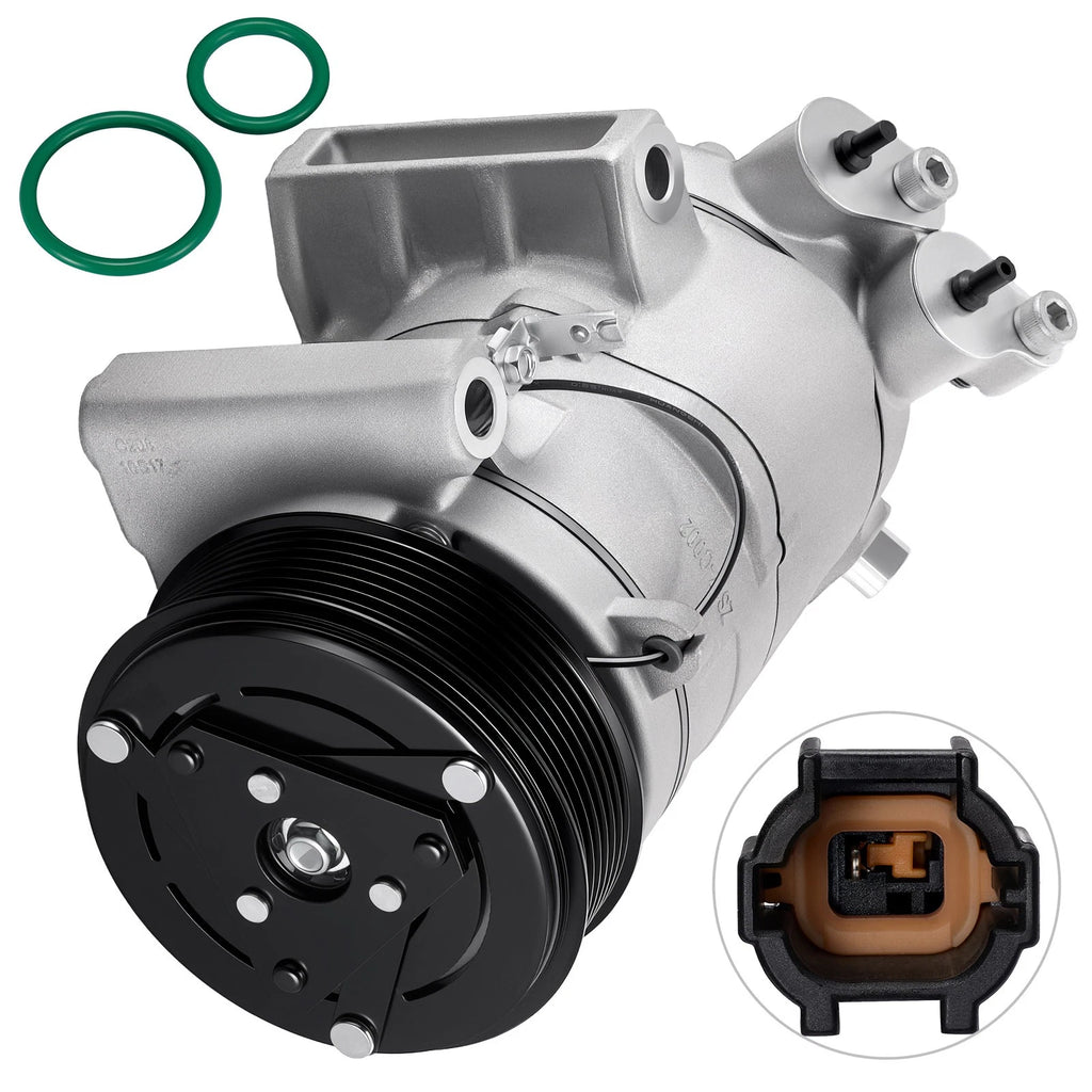 AC Compressor 7 Groove for Infiniti QX56 (2004–2013) 5.6L, Nissan Titan, Armada
