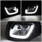 Chrome Housing LED Halo Projector Fog Light for Freightliner Cascadia (2008–2017)