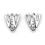 Chrome Inner Fairing Mirror Block Off Covers for Harley Street Glide (06-13)