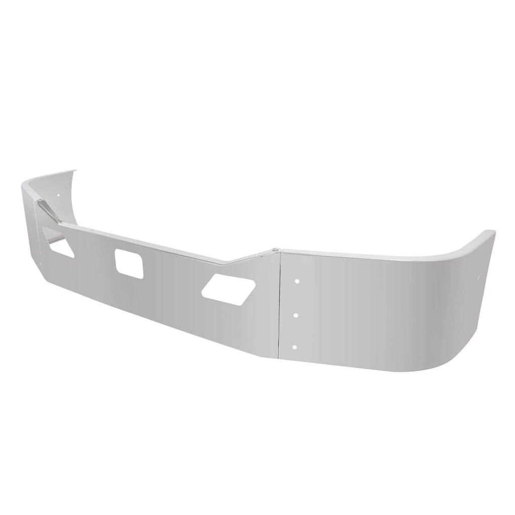 Chrome Front Bumper Assembly for Kenworth T680 (2011–2022) w/Brackets