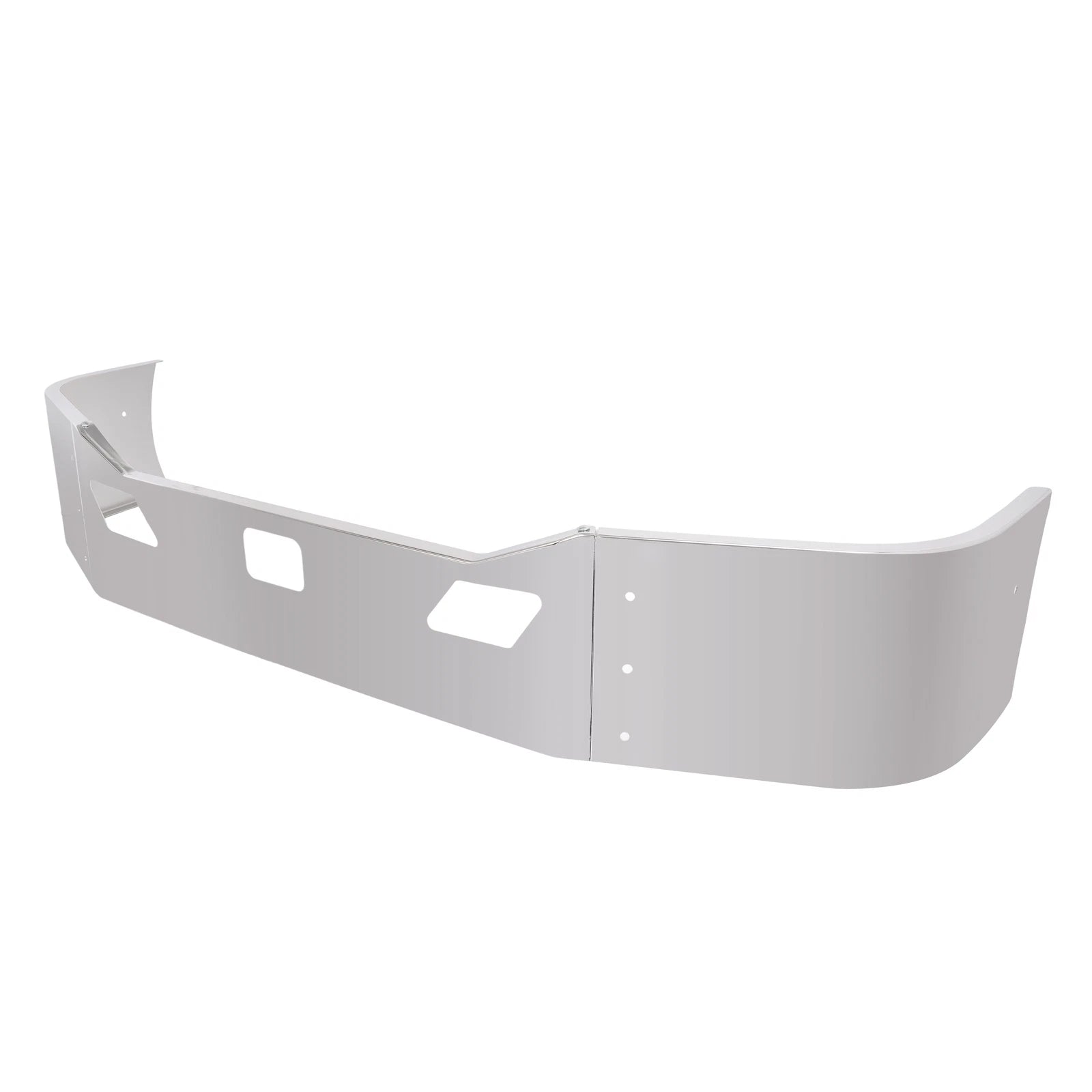 Chrome Front Bumper Assembly for Kenworth T680 (2011–2022) w/Brackets