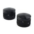 Black CNC Front Axle Nut Cover Caps for Harley Sportster Softail Road King