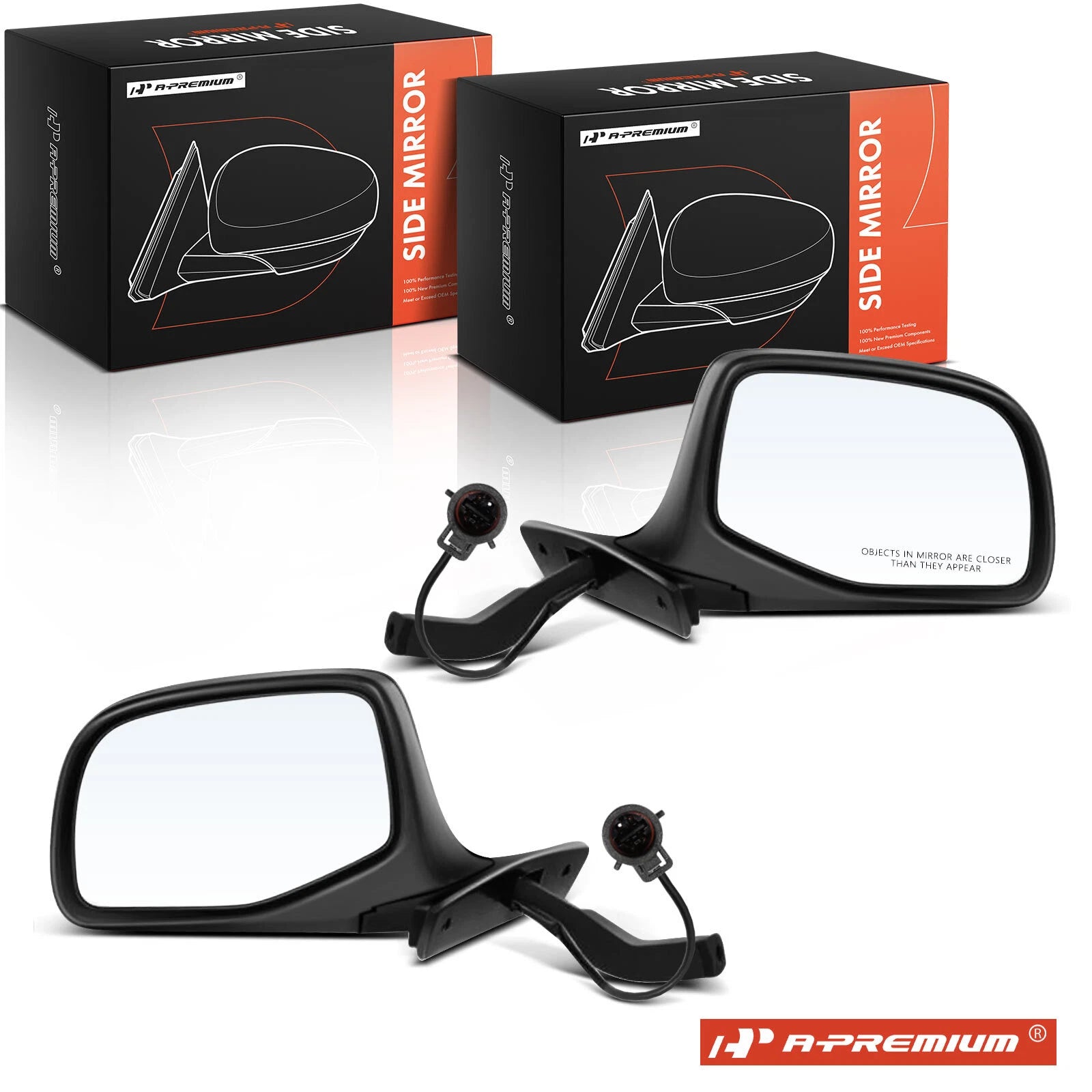 2X Power Mirrors for Ford F-150 F-250 F-350 (1992–1997)