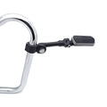 1 1/4" Black Gear Skull FootPeg & 4.5" Clamp for Harley Sportster Touring Dyna