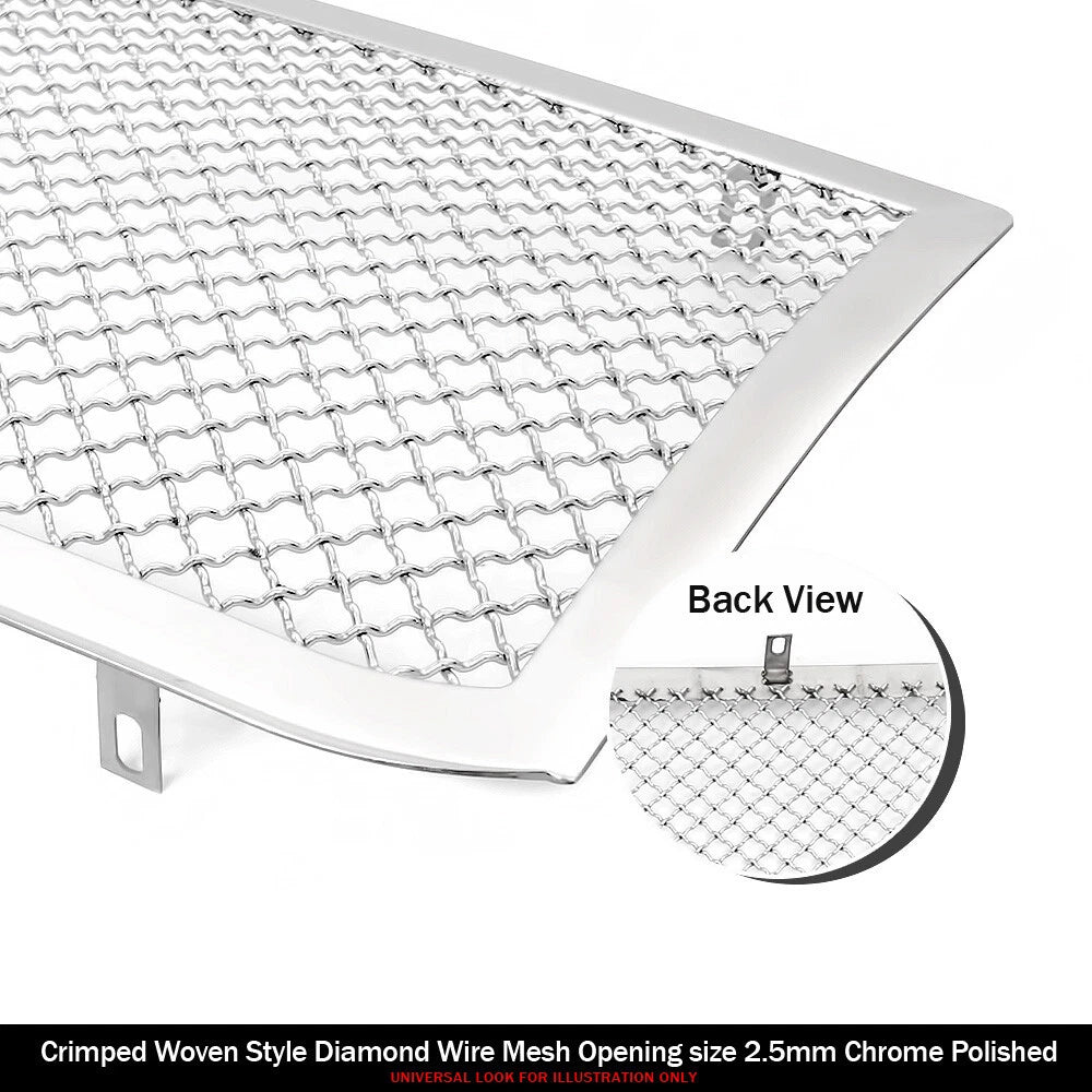 Stainless Chrome Mesh Grille for Chevy Silverado 1500/2500/3500 (2006)