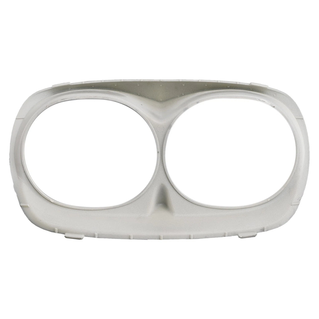 Dual Headlight Trim Bezel Cover for Harley Road Glide (1998–2013) White