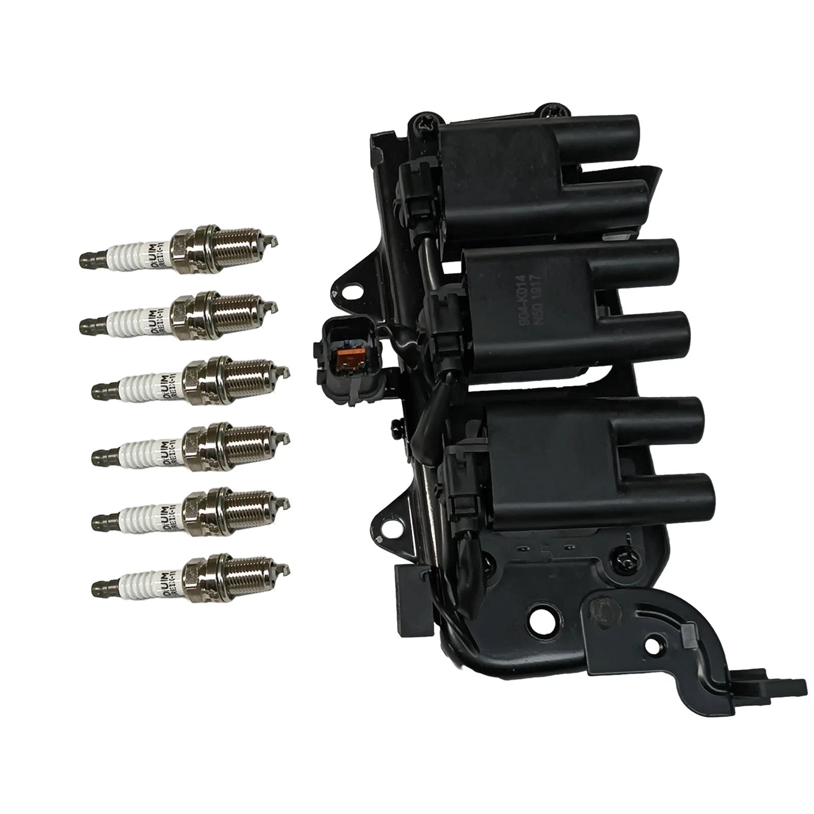 Set of 6 Ignition Coils & Plugs for Hyundai Tiburon, Santa Fe (2001–2008)