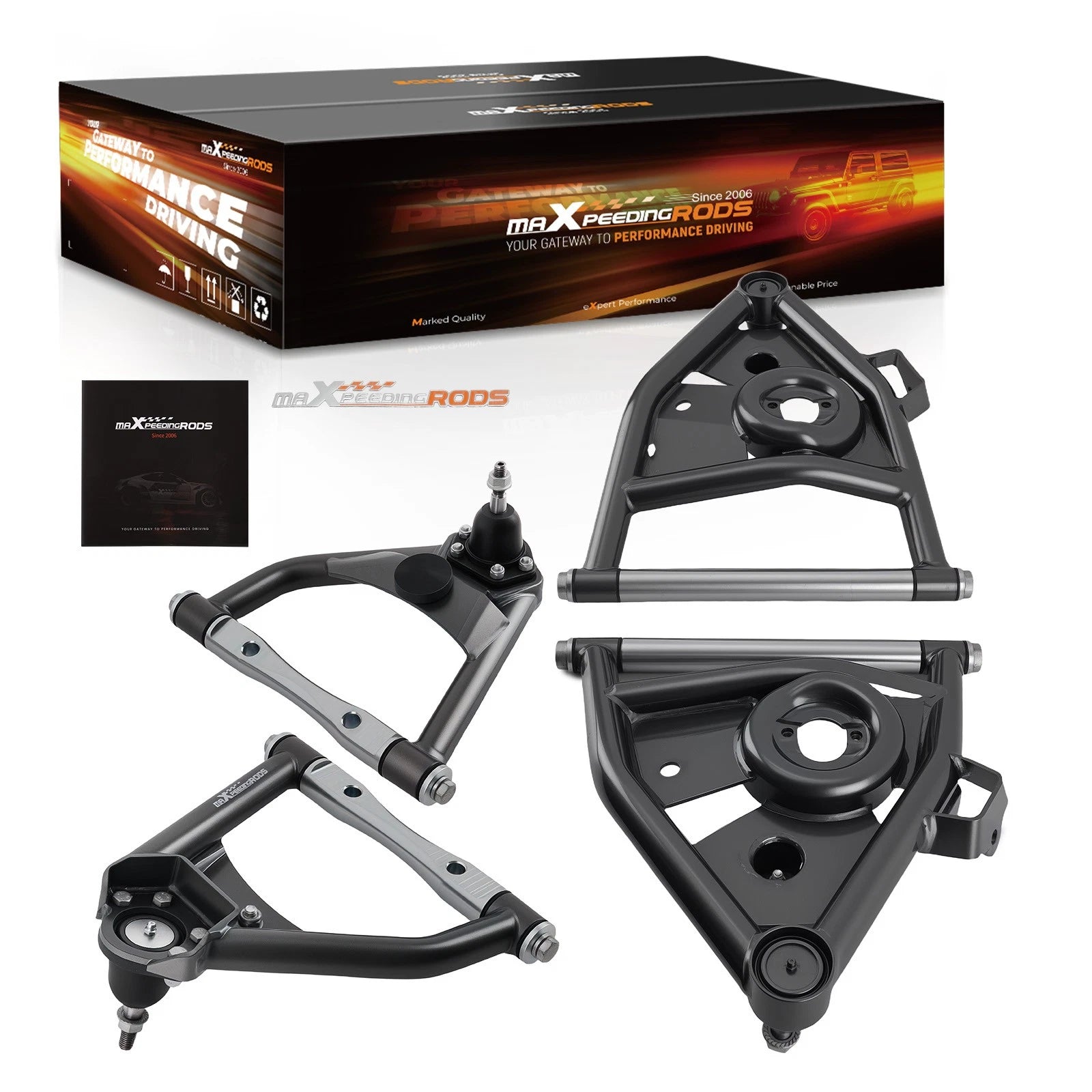 Tubular Control Arms Upper & Lower for Chevrolet C10 Pickup (1963–1974)