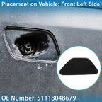 Front Left Washer Nozzle Cover Cap No. 51118048679 for BMW 528i (2011–2016)
