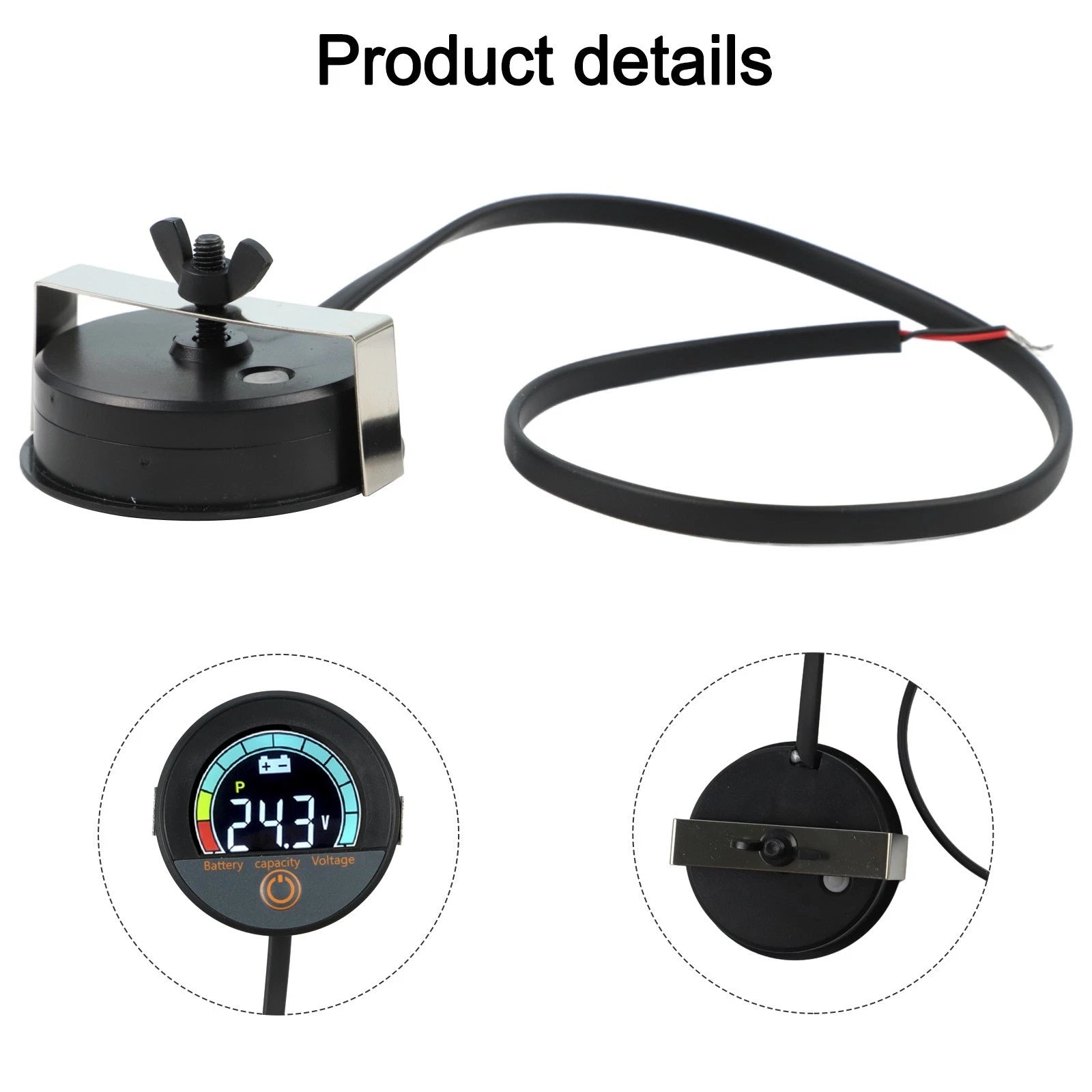 LCD Display Battery Monitor for Timely Charging (2010–2023)